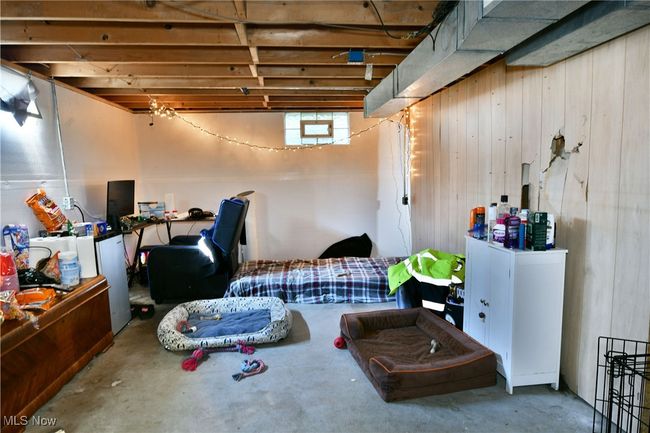 Below grade area featuring wood walls | Image 47