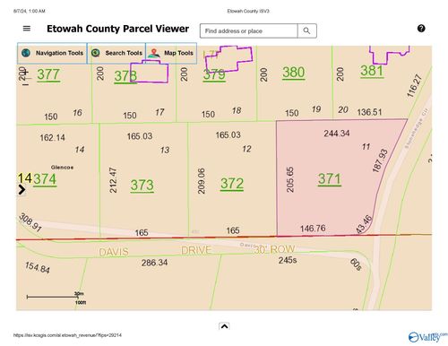 Lot 11 Davis Drive, Glencoe, AL, 35904 | Card Image