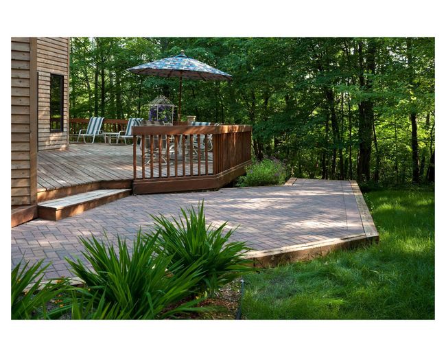 Tucked back in the woods the deck offers the perfect place to relax and take in the nature | Image 82