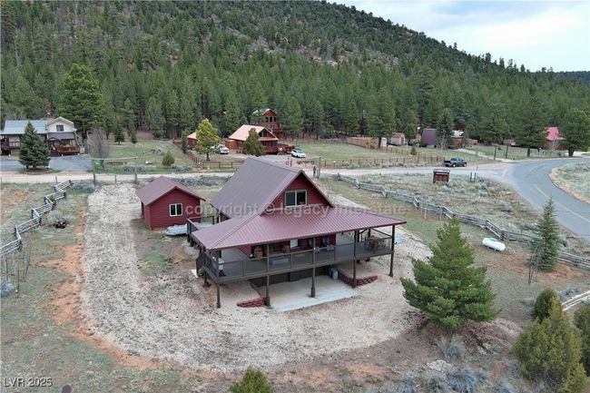 Drone / aerial view with a mountain view and a forest view | Image 53