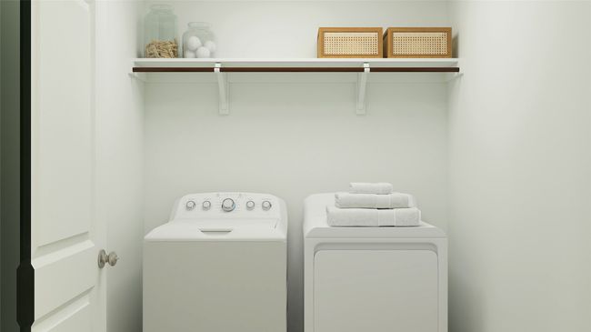 Washroom featuring washer and dryer | Image 7