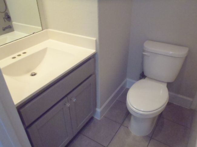 Bathroom featuring vanity and tile patterned flooring | Image 35