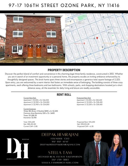 97 106th St, Ozone Park, NY, 11416-2716 | Card Image