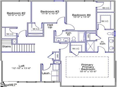 LOT-3 - 7017 Fairview Falls Drive, House other with 4 bedrooms, 2 bathrooms and 2 parking in Chesnee SC | Image 3