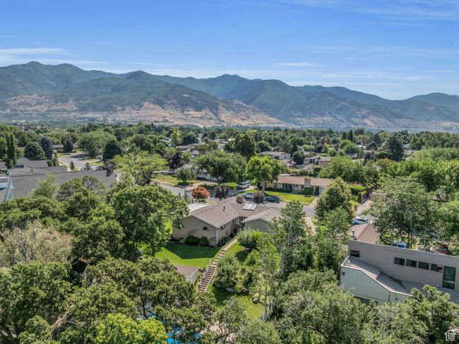 Aerial perspective of suburban area featuring mountains | Image 49