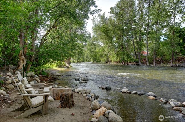 Lounge on the no bank sandy shores of Twisp River. | Image 7