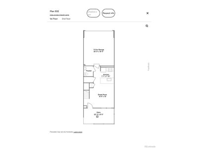 1947 S Gold Bug Way, Townhouse with 2 bedrooms, 1 bathrooms and null parking in Aurora CO | Image 2