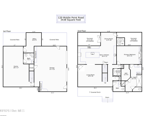 120 Middle Point Rd, Hampstead, NC, 28443-2465 | Card Image