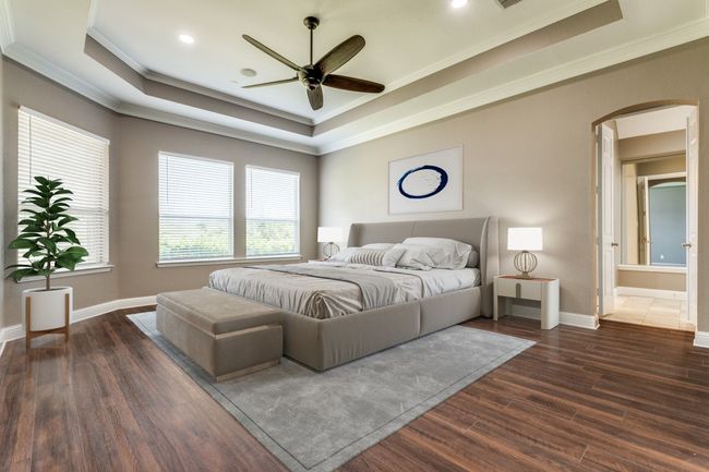 Primary bedroom virtually staged | Image 9