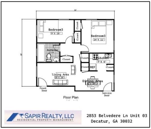 apt-3-2853 Belvedere Ln, Decatur, GA, 30032-3574 | Card Image