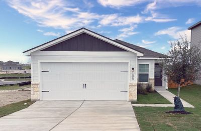 Single story open layout includes a host of impressive upgrades such as WI-Fi enabled garage door opener with ability to link to Amazon Key, programmable thermostat and blinds at front window. | Image 1