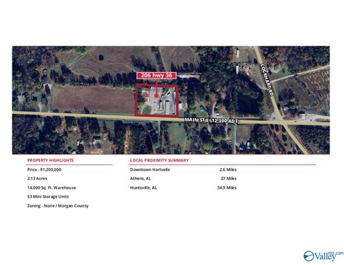 206 Highway 36 East, Hartselle, AL, 35640 | Card Image
