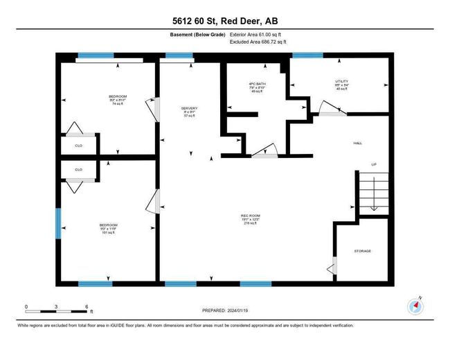 5612 60, Home with 3 bedrooms, 2 bathrooms and 2 parking in Red Deer AB | Image 34