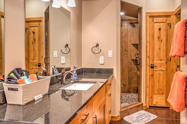 Full bath with vanity and a stall shower | Image 11