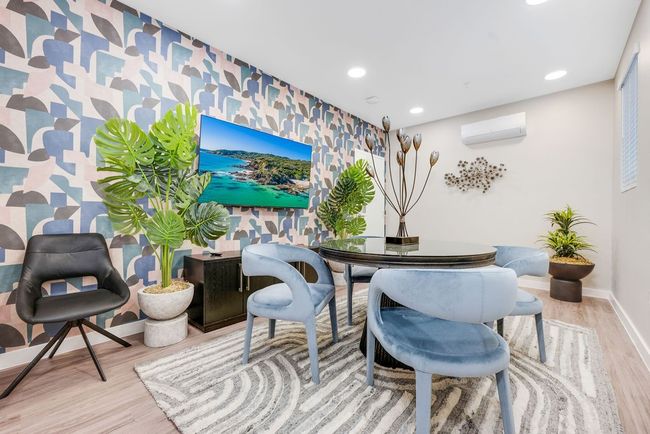 Common area featuring recessed lighting and wallpapered walls | Image 21