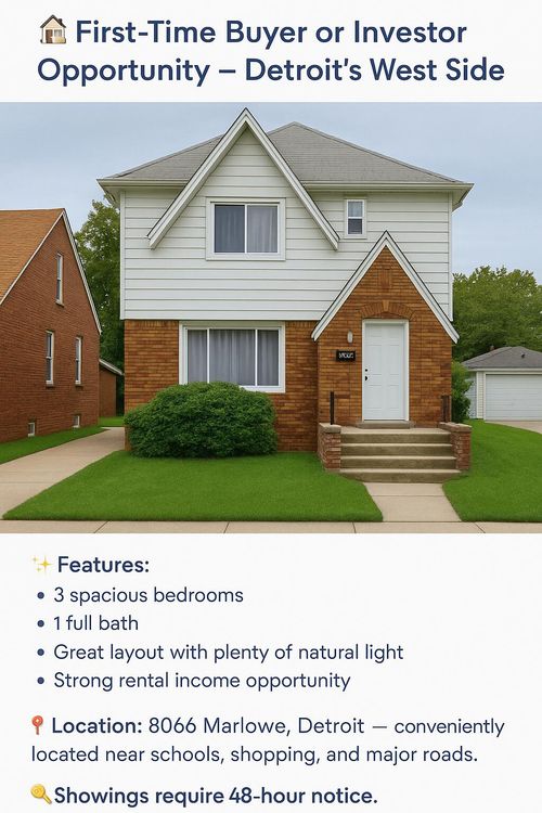 8066 Marlowe St, Detroit, MI, 48228-2428 | Card Image