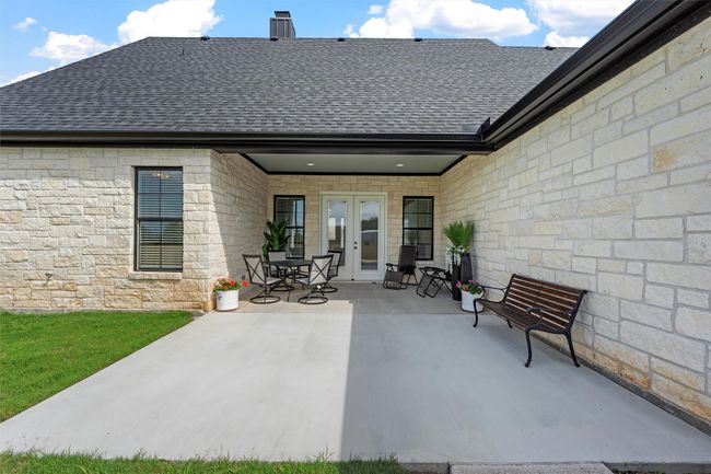 View of patio featuring french doors | Image 38