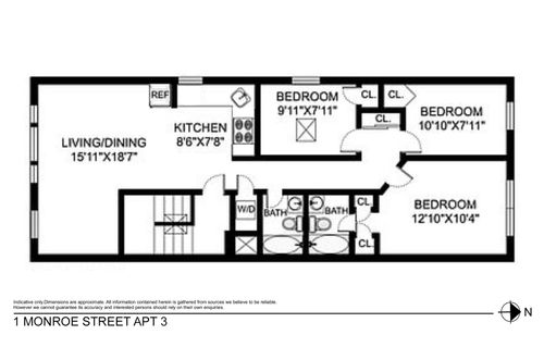 3-1 Monroe Street, New York City, NY, 11238 | Card Image