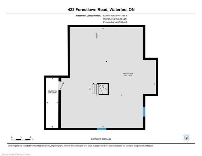422 Forestlawn Rd, House other with 3 bedrooms, 3 bathrooms and 6 parking in Waterloo ON | Image 50