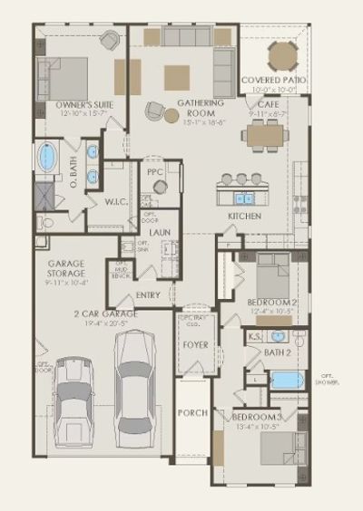 Pulte Homes, Arlington floor plan | Image 2