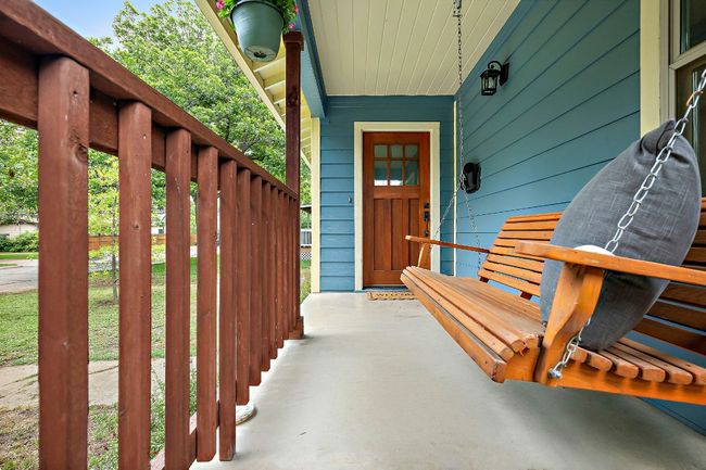 View of exterior entry featuring covered porch | Image 40