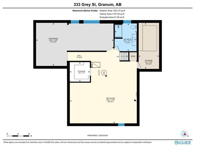 333 Grey St, House other with 3 bedrooms, 3 bathrooms and 6 parking in Granum AB | Image 49