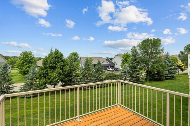 Enjoy this lovely deck overlooking the tree lined yard | Image 27