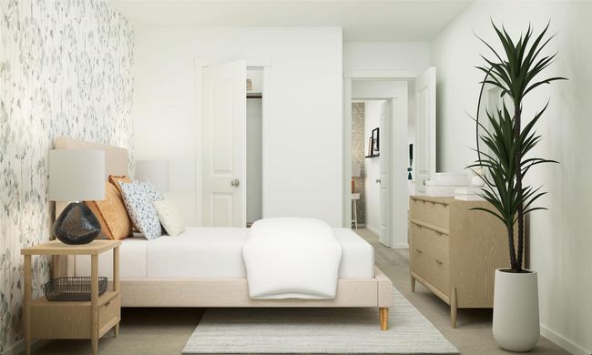 Bedroom featuring wallpapered walls and ensuite bathroom | Image 26
