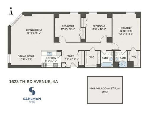 4a-1623 3rd Ave, New York, NY, 10128-3644 | Card Image