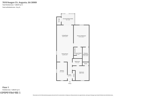 7018 Reagan Cir, Augusta, GA, 30909-2825 | Card Image
