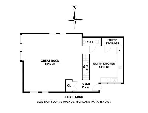 2028 Saint Johns Ave, Highland Park, IL, 60035-2417 | Card Image
