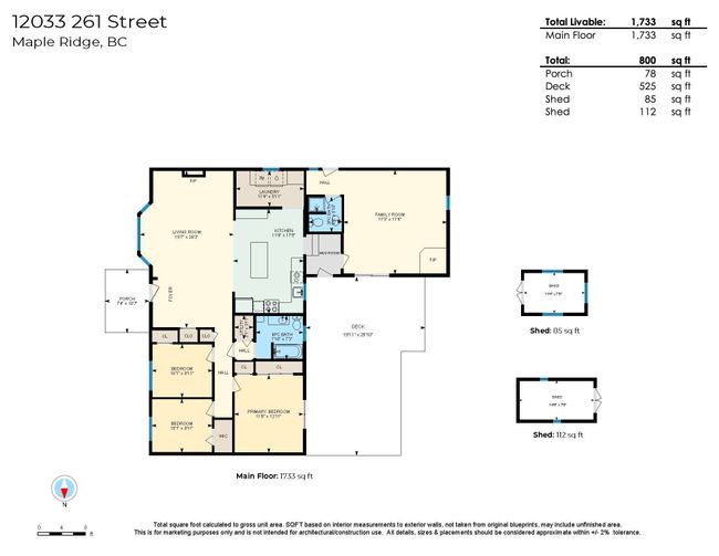 12033 261 St, House other with 4 bedrooms, 3 bathrooms and 8 parking in Maple Ridge BC | Image 34