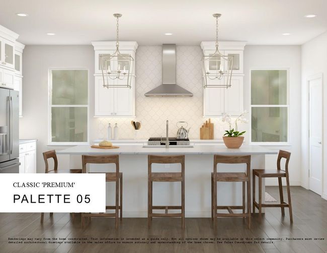 Classic Look Palette 5 Selection Sheet (*Artist rendering used for illustration purposes only.) | Image 14