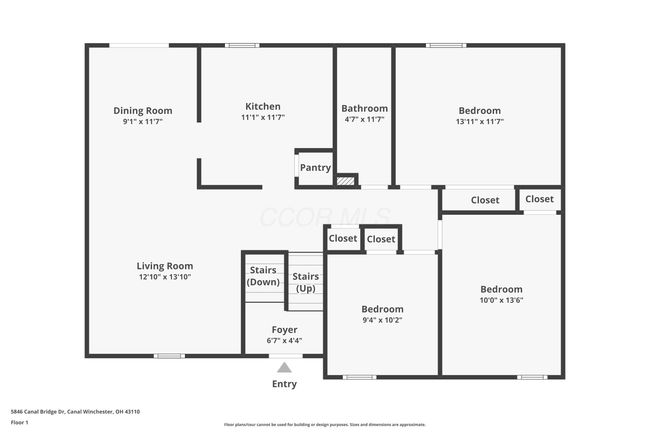 5846 Canal Bridge Dr, House other with 4 bedrooms, 2 bathrooms and null parking in Canal Winchester OH | Image 48