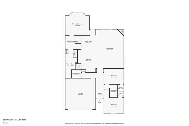 2020 Rhea Ct, House other with 3 bedrooms, 2 bathrooms and null parking in Celina TX | Image 31