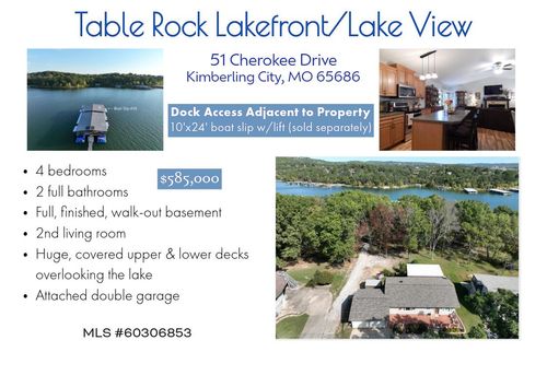 51 Cherokee Dr, Kimberling City, MO, 65686-7219 | Card Image