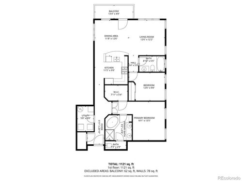 206-1655 N Humboldt St, Denver, CO, 80218-1609 | Card Image