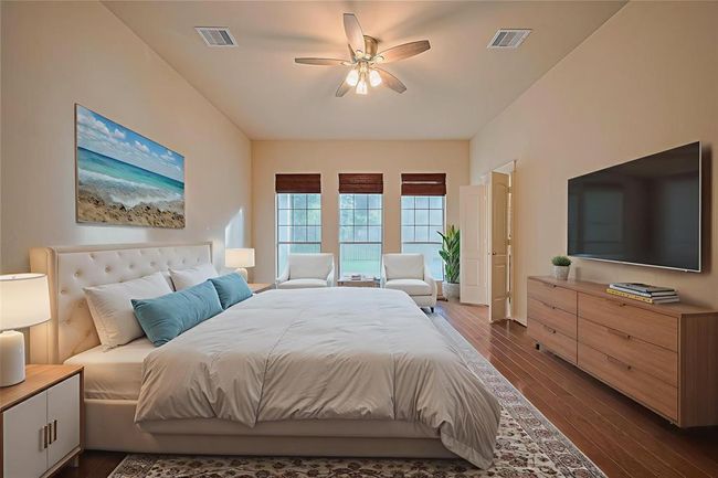 Primary bedroom virtually staged. | Image 29