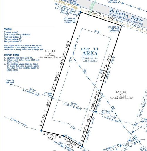 LOT 11 Belletta Dr, Canton, GA, 30114 | Card Image