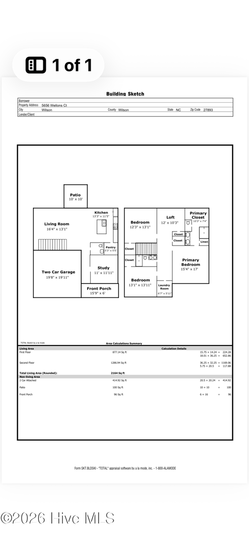 5656 Wellons Ct, Wilson, NC, 27893-8537 | Card Image