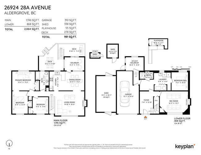 26924 28 A Ave, House other with 4 bedrooms, 2 bathrooms and 6 parking in Aldergrove BC | Image 21