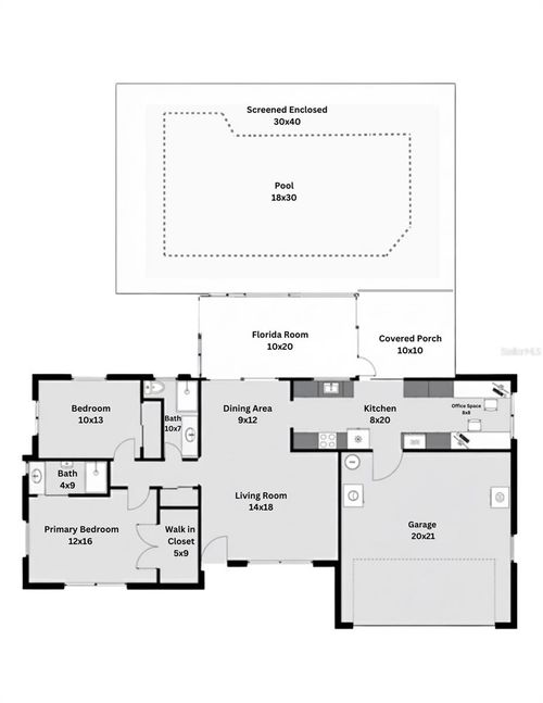 4388 50th Pl S, ST PETERSBURG, FL, 33711-4628 | Card Image