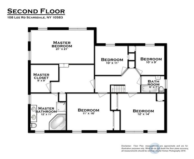 Second level floor plan. | Image 21