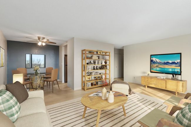 Virtual staged living rooom and dining room. | Image 4