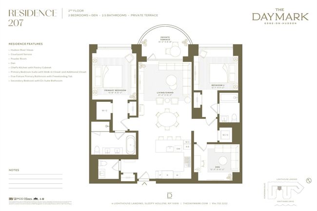 207 - 4 Lighthouse Lndg, Condo with 2 bedrooms, 3 bathrooms and null parking in Tarrytown NY | Image 8