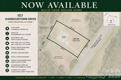 157 Harbourtown Dr, Kings Mountain, NC, 28086-9593 | Card Image