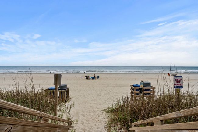 View of water feature with a view of the beach | Image 33