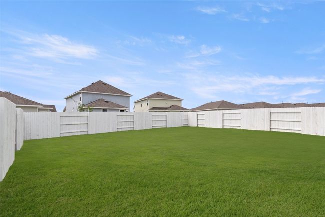View of yard featuring a fenced backyard | Image 22