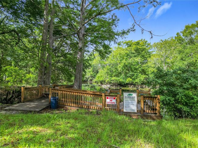 Access to this private Springs is exclusive. You must be a member of the Association to enjoy the beautiful, unspoiled Suwanee River Springs. The cost is $30 per year. | Image 53