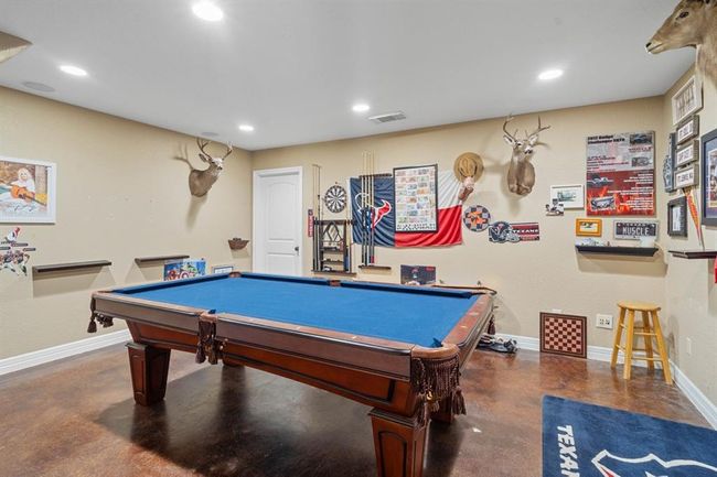 This flex space is being used as a billiards room. The pool table conveys with the home. | Image 23